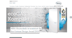 Desktop Screenshot of mhg.de